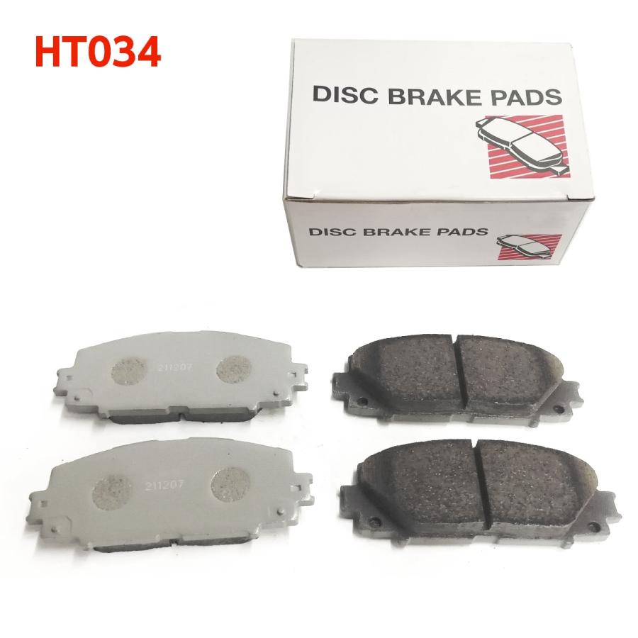 日立 ブレーキパッド HT034 トヨタ プリウス ZVW50,ZVW51,ZVW55,ZVW52 フロント用 ディスクパッド 左右set 4 ...