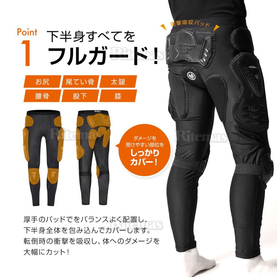 ヒップパット プロテクター スノーボード スキー ガード インナー