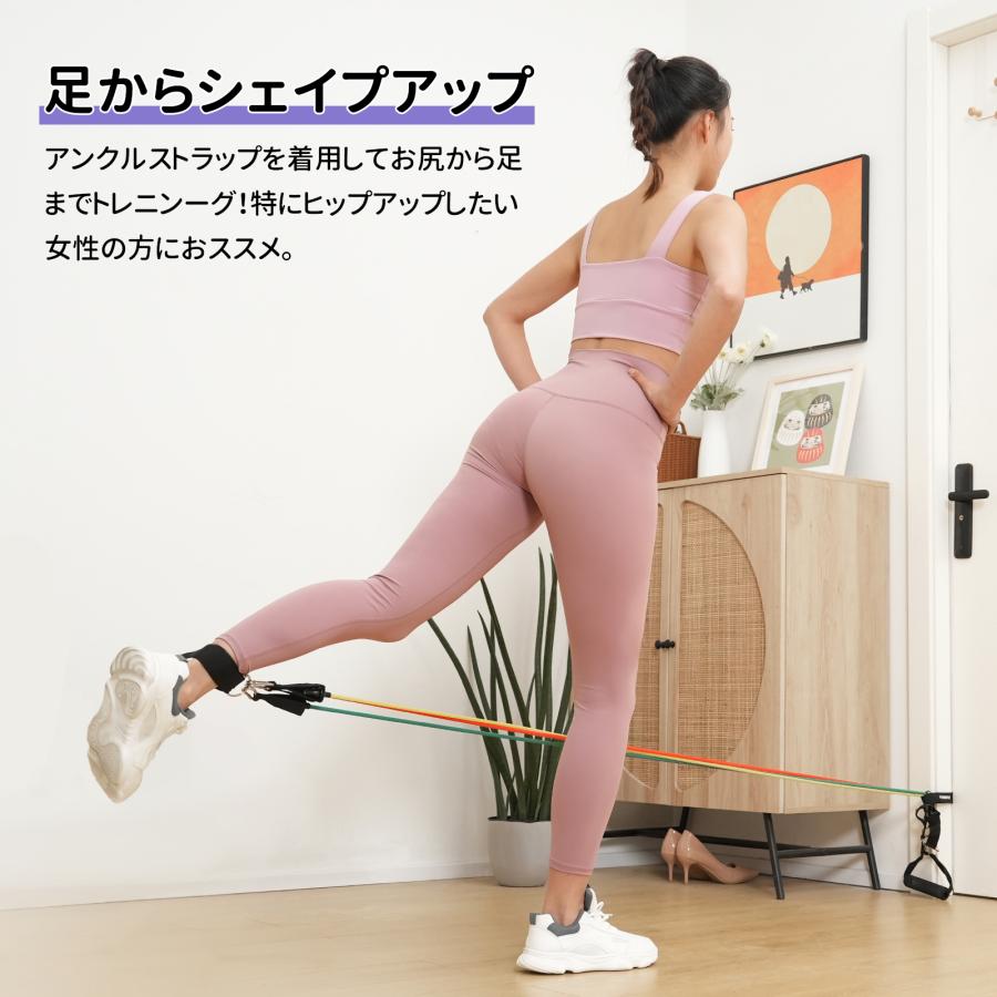 RITFIT トレーニングチューブセット 強度別5本セット フィットネス