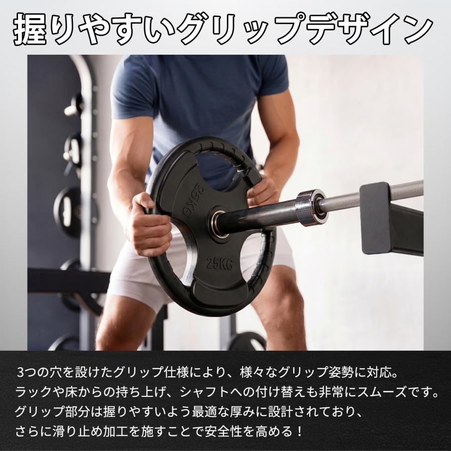 RITFIT アイアンプレート 50mm バーベルプレート ウェイトプレート 2.5