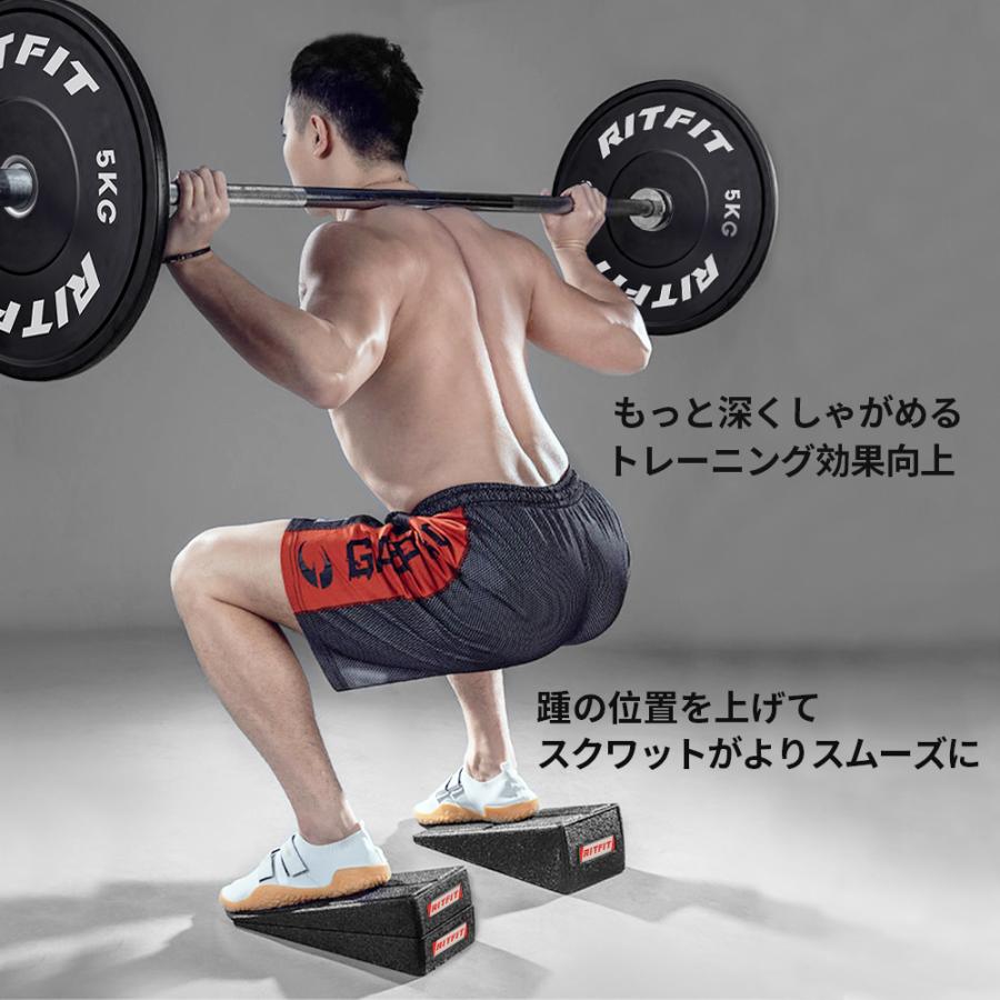 ダブルサークルスクワットウェッジ デッドリフトウェッジとスクワットブロックウェッジ 【公式通販】