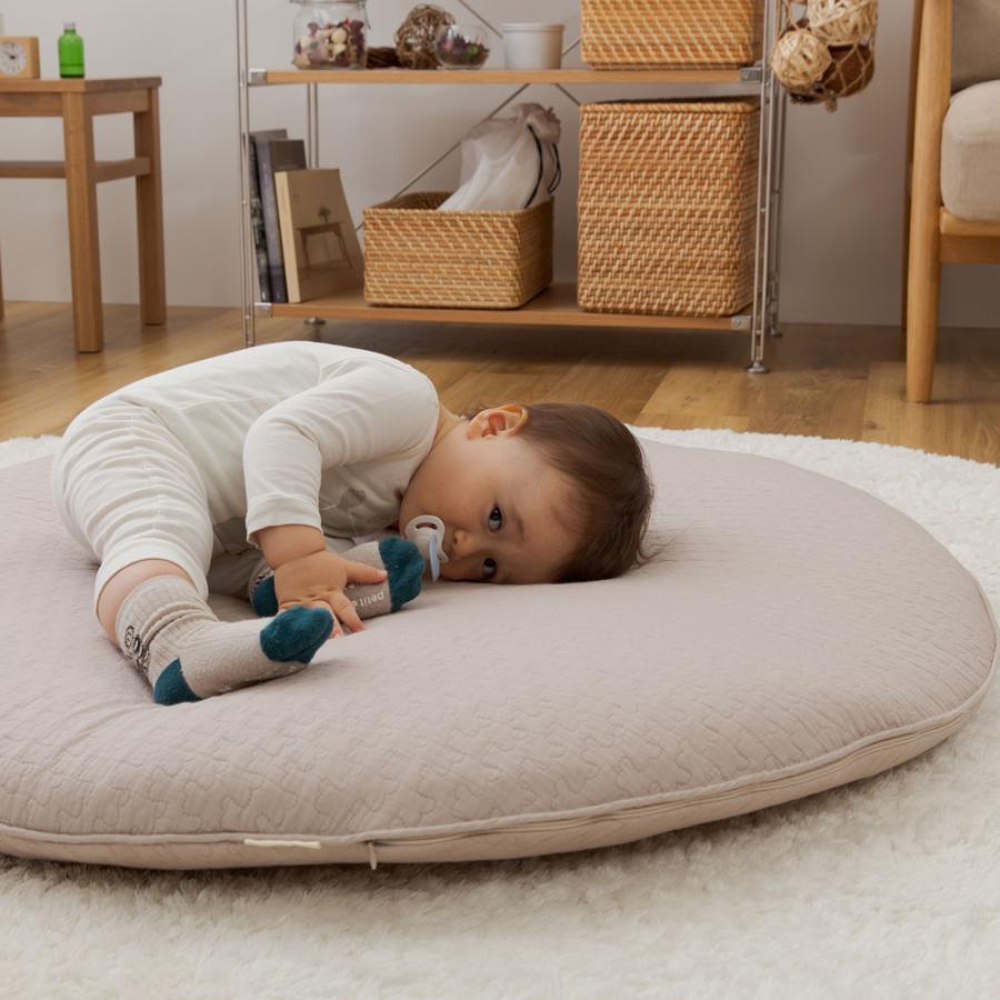 イブル ベビーマット 直径100cm 円形 厚手 おしゃれ 洗える カバー コットン 綿100 インテリアショップリトマート 通販 Yahoo ショッピング