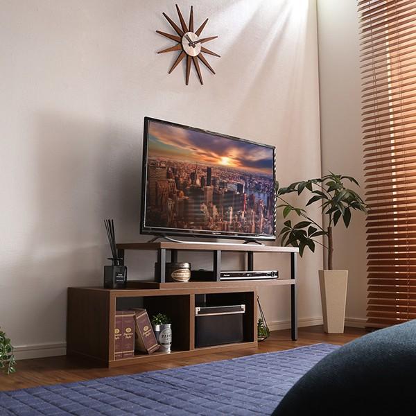 テレビ台 ローボード おしゃれ小さいテレビ台 幅75 135 伸縮 コーナー 斜め置き コンパクト 一人暮らし テレビ置き台 Va 75ex インテリアショップリトマート 通販 Yahoo ショッピング