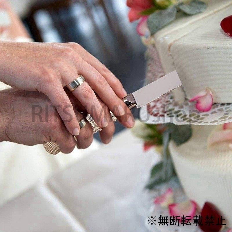 贅沢 ウェディング ケーキ ナイフ サーバー セット 結婚式 パーティ ラスティック Discoversvg Com