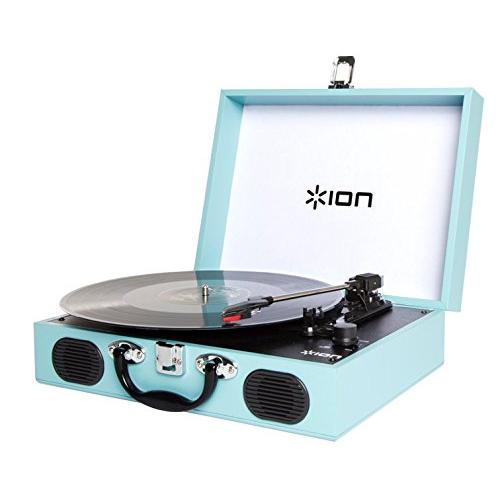 ION Audio ポータブルレコードプレーヤー スーツケース型 スピーカー
