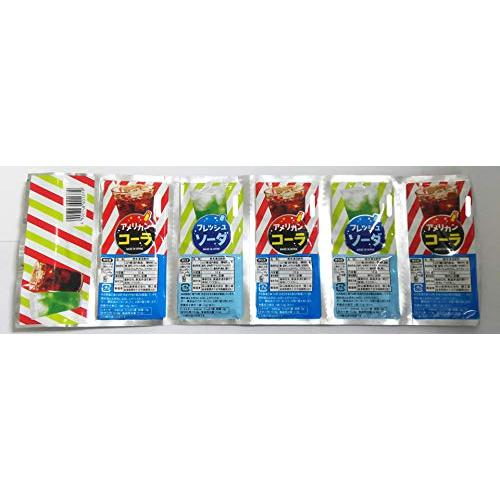 松山製菓 コーラ&ソーダ吊下げ5連 (12g*5袋)*10個 : RITTER - 通販