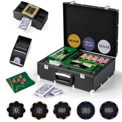 BestBuy ポーカーチップ ポーカーセット 数字入り チップ300枚