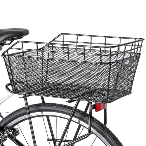 CXWXC 自転車 後ろカゴ 高耐久性 大容量 取付簡単 金属製 リアカゴ