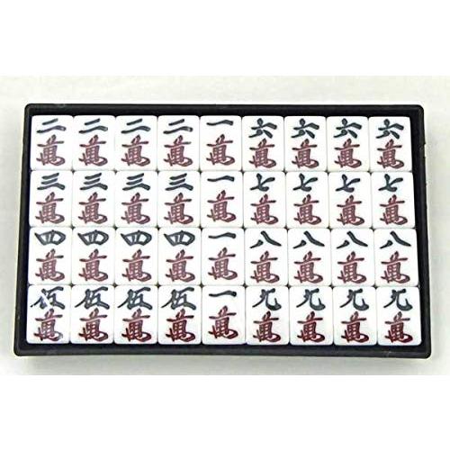 くずれにくい麻雀アール牌 囲碁ラボオリジナル牌ストラップ1個付 国産