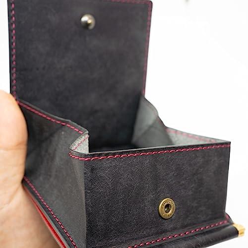 ヒズファクトリー 小銭入れ付きマネークリップ (Newクロ*パパベロ