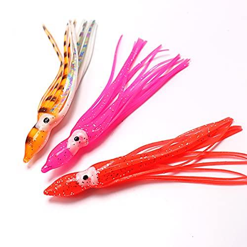 Wellvie タコベイト ランダムカラー  10cm /20本セット  タコ釣り タラ釣り/イカ釣り/インチク/タイラバ/メタルジグ/仕掛け/釣り/フィッシング/回遊魚/タチウオ | ブランド登録なし | 02