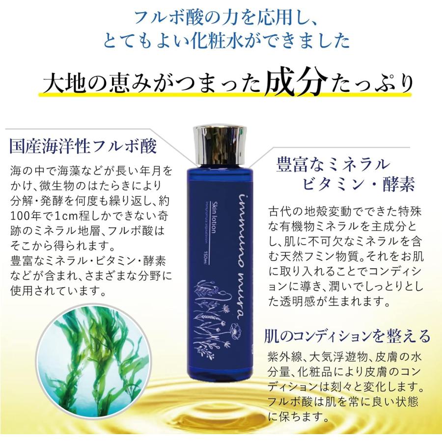 敏感肌 フルボ酸 イムノムラ i1(アイワン) 化粧水 150ml : リッツ