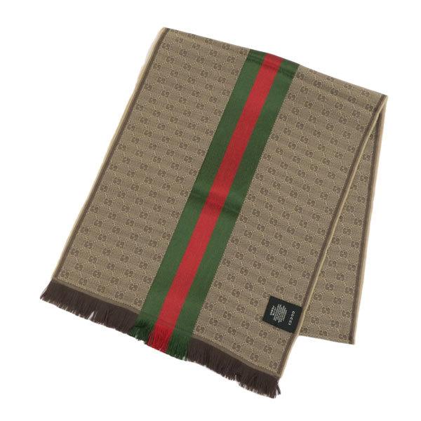 GUCCI（グッチ） GUCCI MEN'S SCARF スカーフ マフラー シルク混