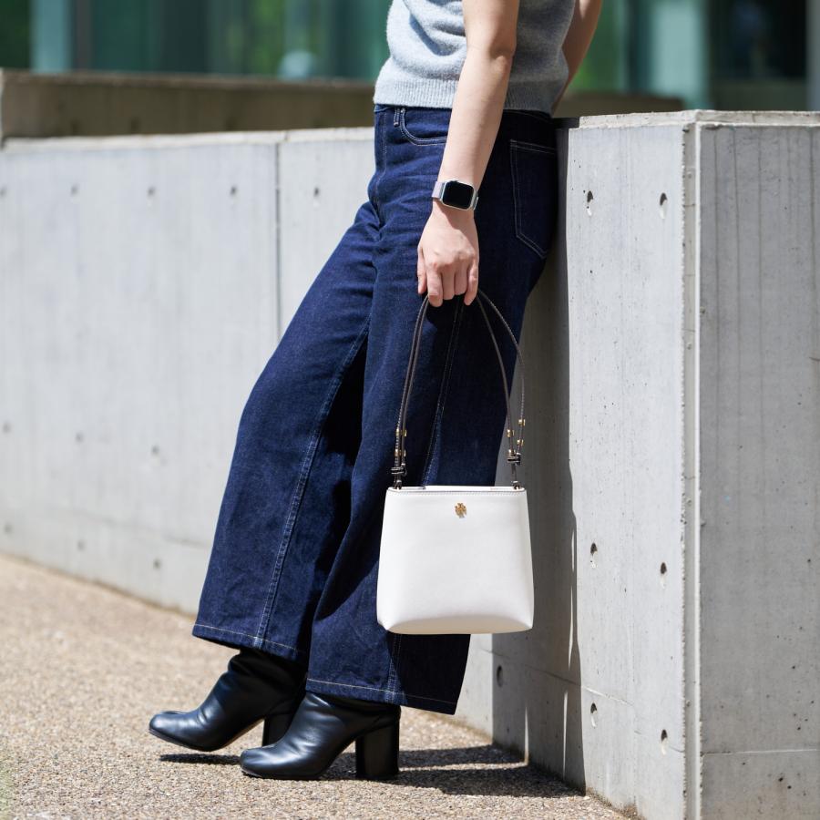 【極美品】トリーバーチ エマーソン 2way ショルダーバッグ レザー ネイビー TORY BURCH（トリーバーチ） バッグ レディース ショルダーバッグ