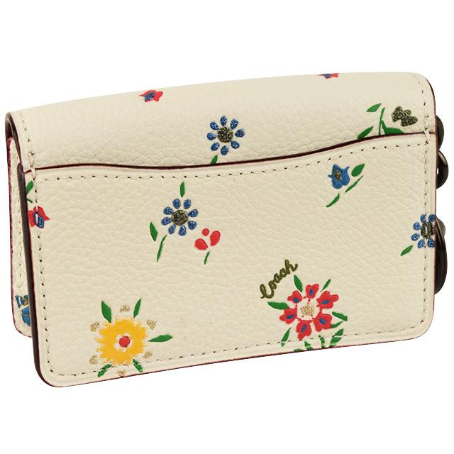 COACH（コーチ） ミニ ポーチ キーホルダー 花柄 アウトレット 1616