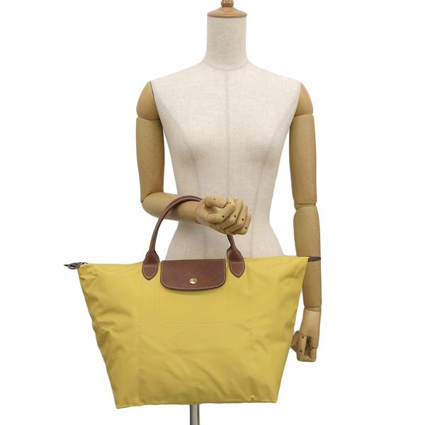 ロンシャン　ルプリアージュキュイール　Lサイズ　イエロー LONGCHAMP（ロンシャン） バッグ レディース トートバッグ イエロー