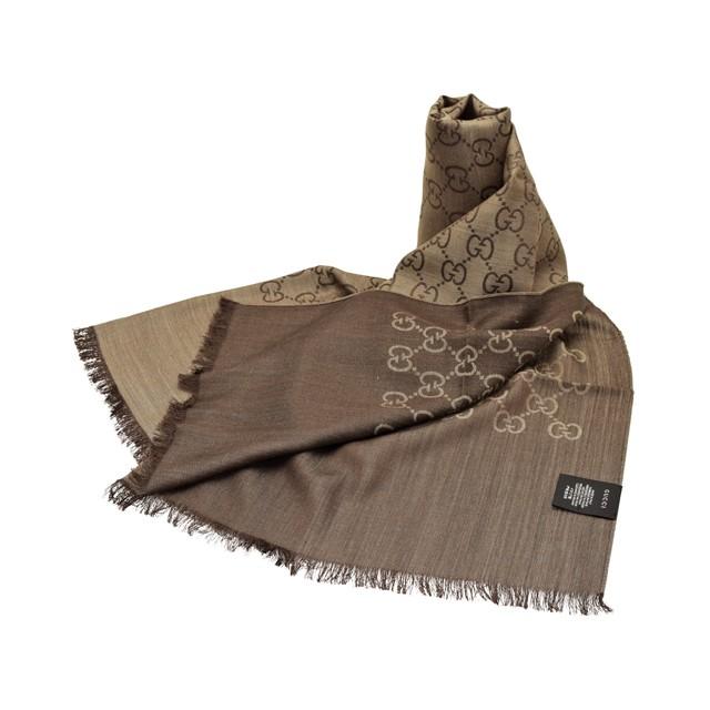 ❤美品箱付き❤ GUCCI マフラー ストール ショール スカーフ❤ブラウン❤ 楽天市場】グッチ ストール GUCCI マフラー GG柄 ユニセックス 男女