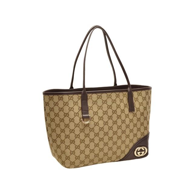 GGキャンバス グッチ バッグ GUCCI トートバッグ ベージュ ダーク