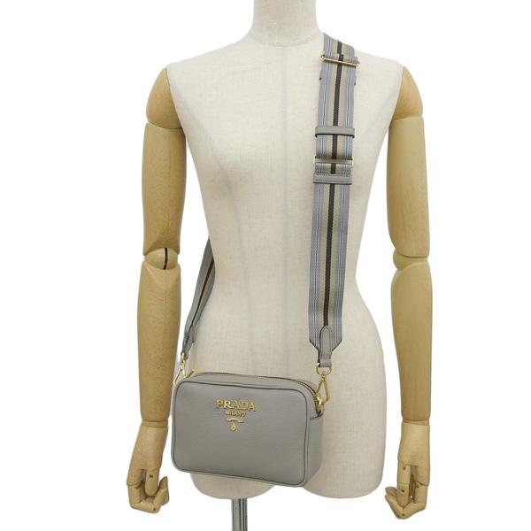 PRADA(プラダ) ショルダーバッグ - ブルー×ライトグレー レザー 楽天市場】【バッグ】PRADA プラダ サフィアーノ ハンドバッグ