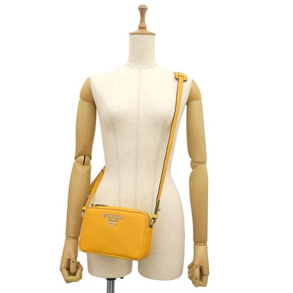 PRADA プラダ キャンバス ハンドバッグ イエロー レディース ブランド PRADA - プラダ PRADA CANAPA カナパ ミニ トートバッグ バッグ