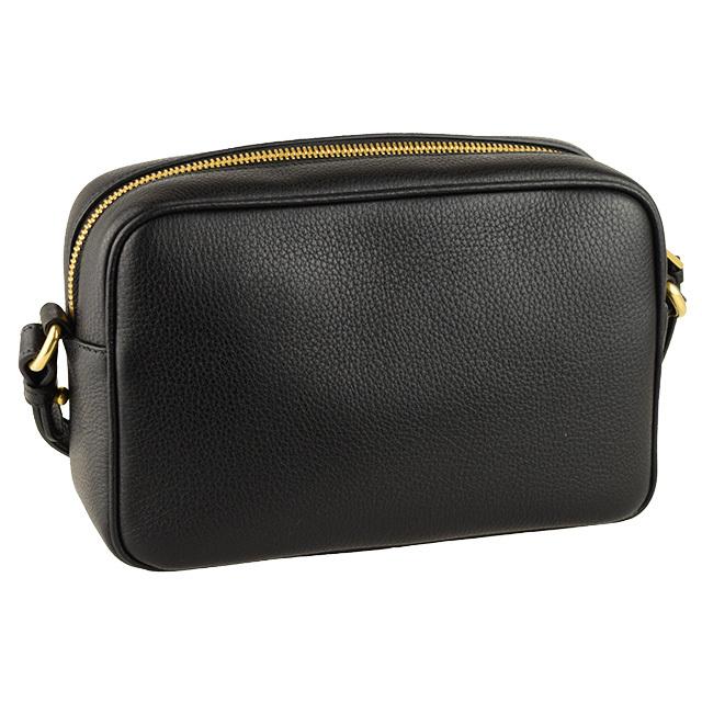 PRADAプラダ レザー ショルダーバッグ ブラック 1BH103 PRADA（プラダ） バッグ ショルダーバッグ 斜めがけ アウトレット