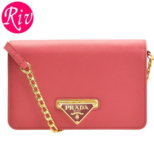 PRADA（プラダ） ショルダーウォレット 長財布 ミラー付 チェーン ミニ