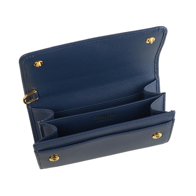 プラダ PRADA カードケース ミニ財布 チェーン アウトレット 