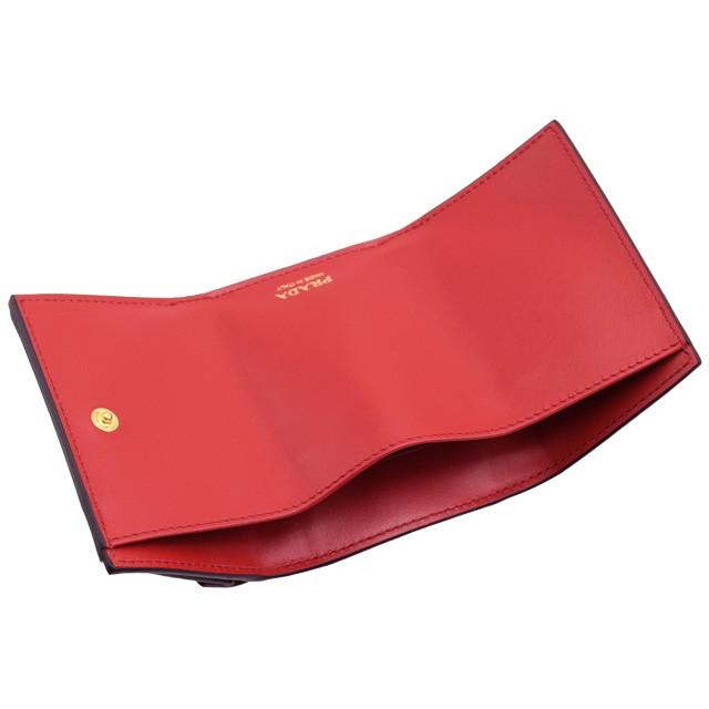 PRADA（プラダ） 財布 三つ折り財布 ミニ コンパクト ハート