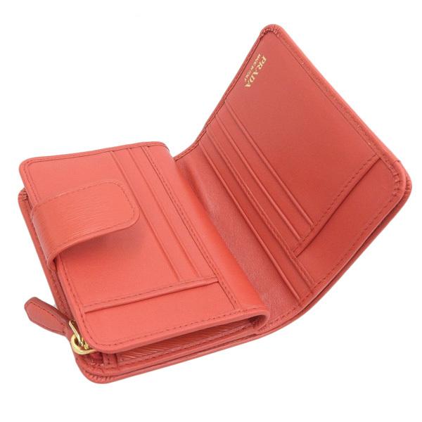 PRADA（プラダ） PRADA VITELLO MOVE 財布 折財布 二つ折り 財布 NERO
