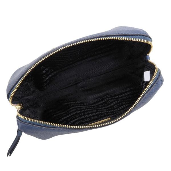 極美品✨プラダ　化粧ポーチ　コスメポーチ　デニム PRADA（プラダ） 【数量限定セール】プラダ 化粧ポーチ コスメポーチ