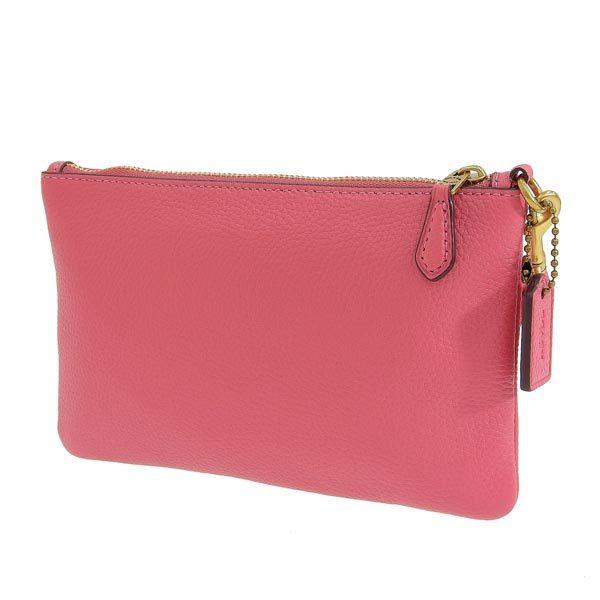 COACH（コーチ） ポーチ 小物入れ レザー ピンク レディース 22592