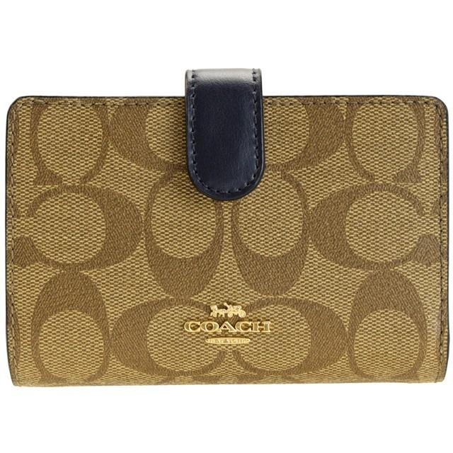 coach 長財布 COACH（コーチ） 財布 折財布 二つ折り L字ファスナー シグネチャー