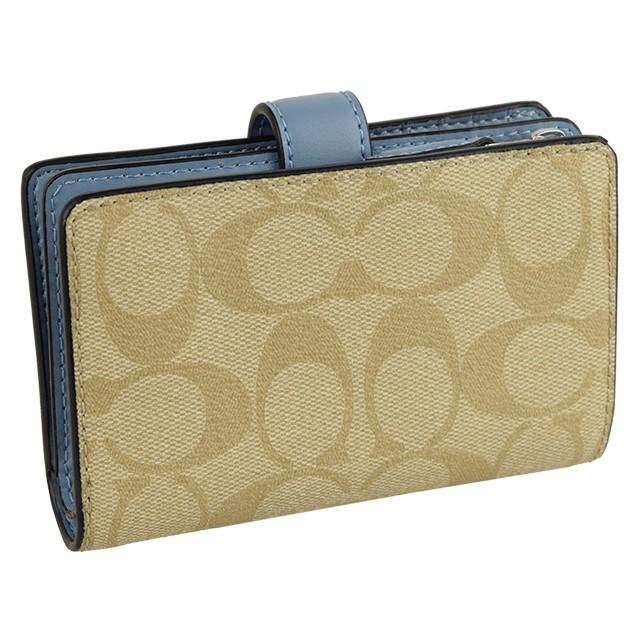 COACH（コーチ） 財布 折財布 二つ折り シグネチャー アウトレット