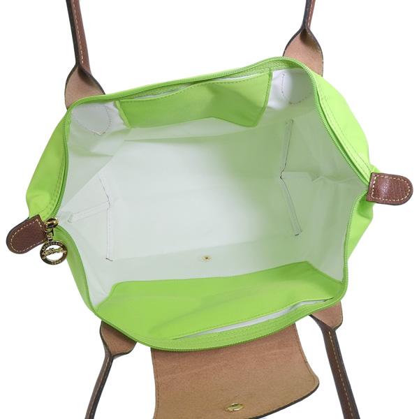 極美品 Longchamp ロンシャン レザー ボストンバッグ グリーン 緑 ロンシャン LONGCHAMP ボストンバッグ ル プリアージュ