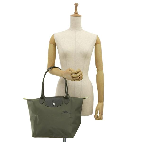 LONGCHAMP オリーブグリーン ショルダーバッグ