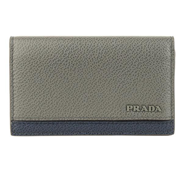 プラダ PRADA 名刺入れ/カードケース グレー PRADA（プラダ） カードケース 名刺入れ メンズ アウトレット 2mc122