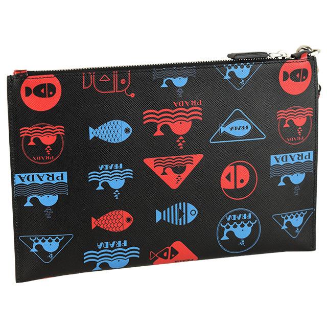 PRADA（プラダ） セカンドバッグ クラッチバッグ メンズ クジラ