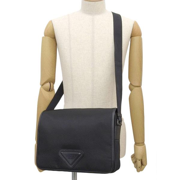 ショルダーバッグ PRADA Prada レザーショルダーバッグ | グレー | FARFETCH JP