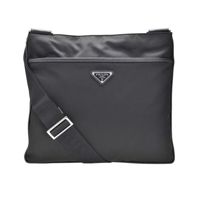 美品　PRADA プラダ 2VH053 サコッシュ斜め掛けショルダーバッグ　黒 PRADA（プラダ） ショルダーバッグ アウトレット 斜めがけ 2vh053