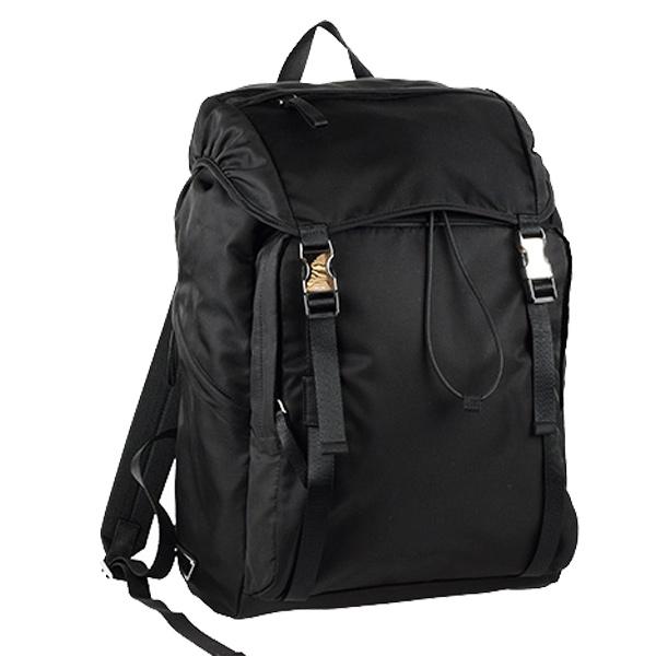 未使用級 プラダ PRADA リュック 2VZ062 ブラック PRADA（プラダ） バッグ リュックサック バックパック レディース