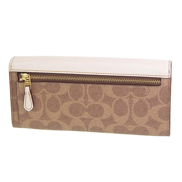 COACH（コーチ） 長財布 財布 ブラウン チョーク レディース 31547