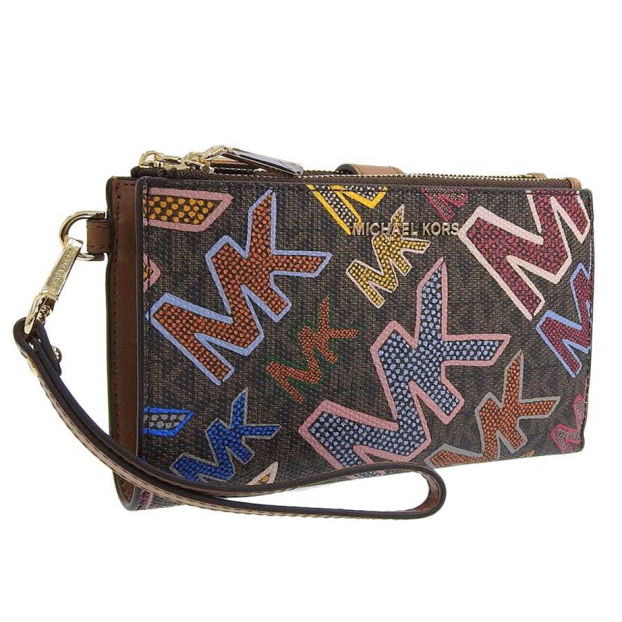 マイケルコース MICHAEL KORS JET SET Dblzp Wristlet 二つ折り 長財布 