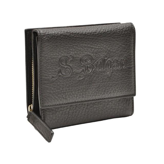 ブルガリ BVLGARI 財布 S.BUIGARI 二つ折り財布 ソリティオブルガリ メンズ 33516 