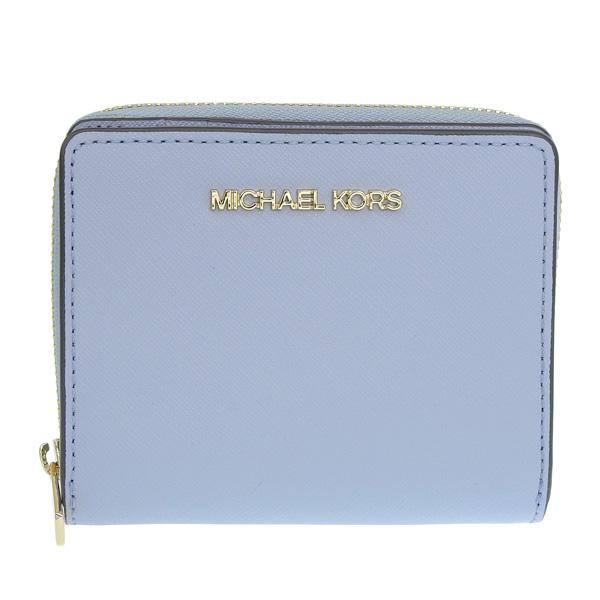 マイケルコース 財布 レディース 二つ折り 折財布 アウトレット レザー ブルー JET SET TRAVEL 35T0GTVD6L MICHAEL KORS｜riverall-men｜02