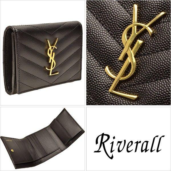 Yves Saint Laurent（イヴ・サンローラン） サンローラン パリ 財布 三