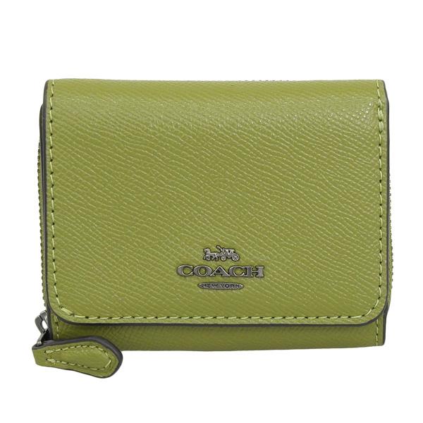 COACH オリーブグリーン 三つ折り財布 COACH オリーブグリーン 三つ折り財布