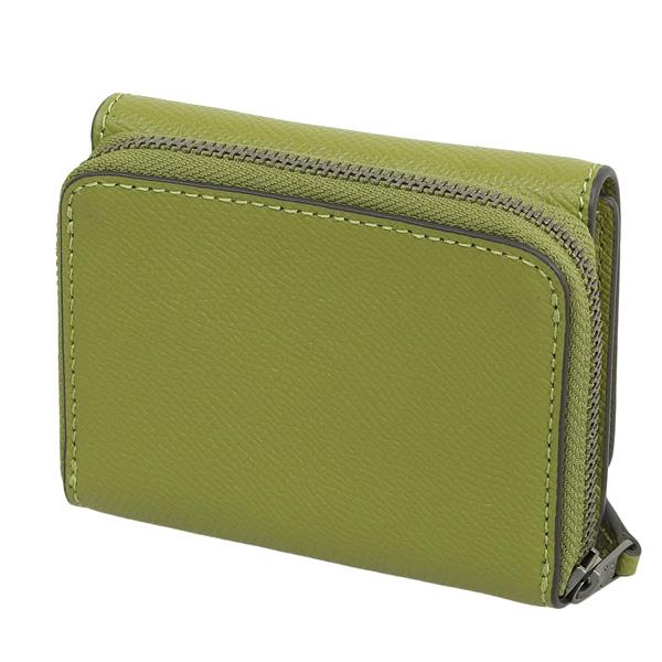 COACH オリーブグリーン 三つ折り財布 COACH 新作セール コーチ 財布 レディース 三つ折り財布 金運