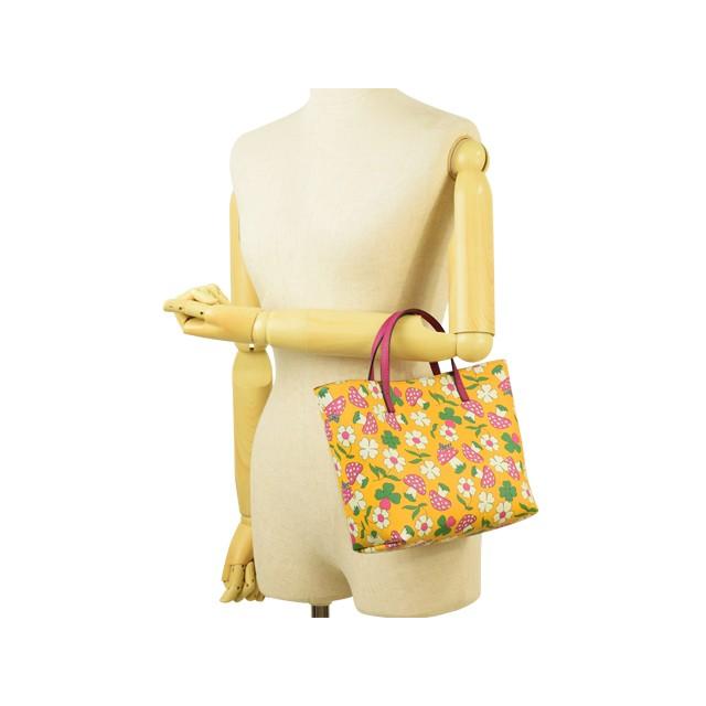 美品 グッチ GUCCI バッグ トートバッグ 花柄キノコ柄 型番410812 GUCCI（グッチ） バッグ トートバッグ 花柄 キノコ柄 アウトレット