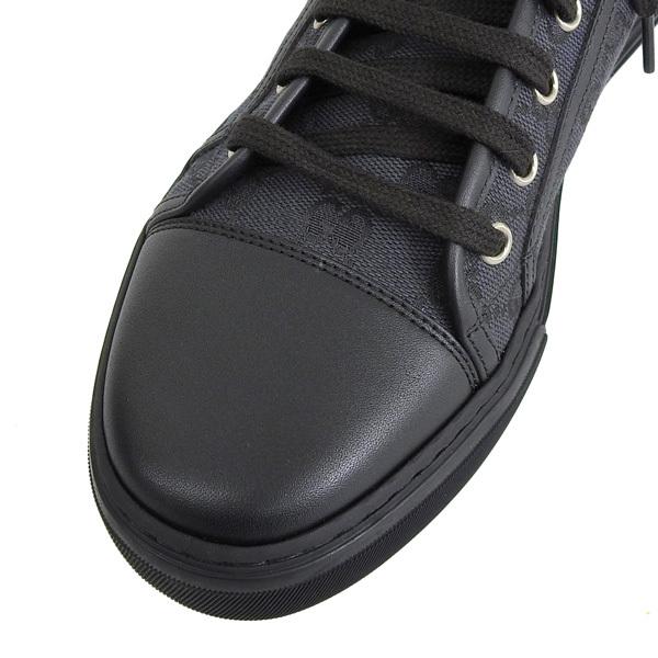 GUCCI（グッチ） スニーカー 靴 キャンバス ブラック 8 メンズ 