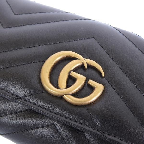 GUCCI グッチ 財布 レディース 長財布 レザー ブラック  